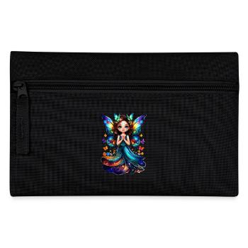 Charming butterfly fairy - Pencil Case - black - Front