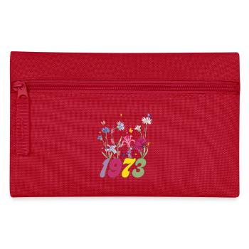 Année de naissance 1973 fleurs sauvages - Trousse - rouge - Devant