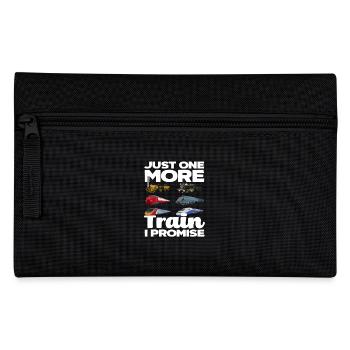 Only one more train promised - Pencil Case - black - Front