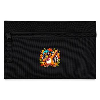 familiensegeCool Dabbin' Turkey Thanksgiving D - Pencil Case - black - Front
