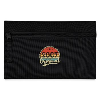 Original 2007 Jahrgang Retro Geburtstagsgeschenk - Federtasche - Schwarz - Vorne