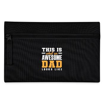 This is what a fantastic dad looks like - Pencil Case - black - Front