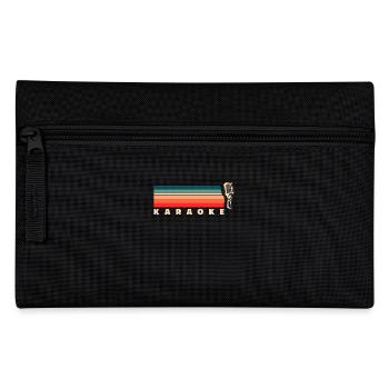 Karaoke Retro Vintage Mikrofon - Federtasche - Schwarz - Vorne