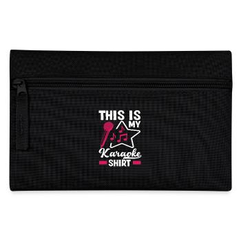 Das Ist Mein Karaoke Shirt - Federtasche - Schwarz - Vorne