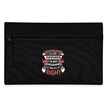 Psychologist I'm Not Arguing - Pencil Case - black - Front