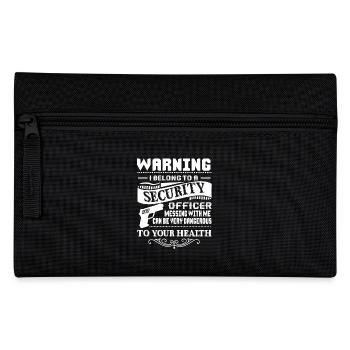Security Officer I Belong To Security Officer - Pencil Case - black - Front