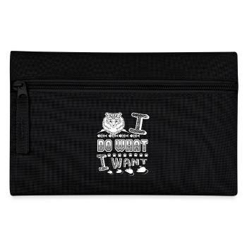 Siberian Cat Siberian Cat I Do What I Want - Pencil Case - black - Front
