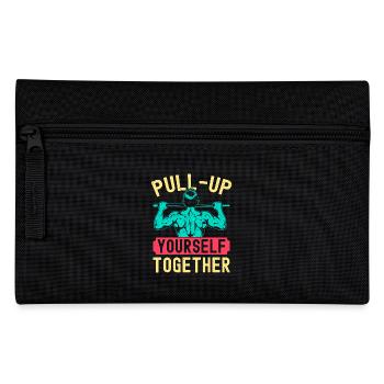 Les fanatiques de fitness s’étirent ensemble - Trousse - noir - Devant