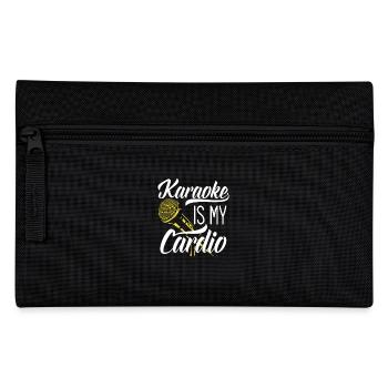 Karaoke Ist Mein Cardio Lustige Musik Fans - Federtasche - Schwarz - Vorne