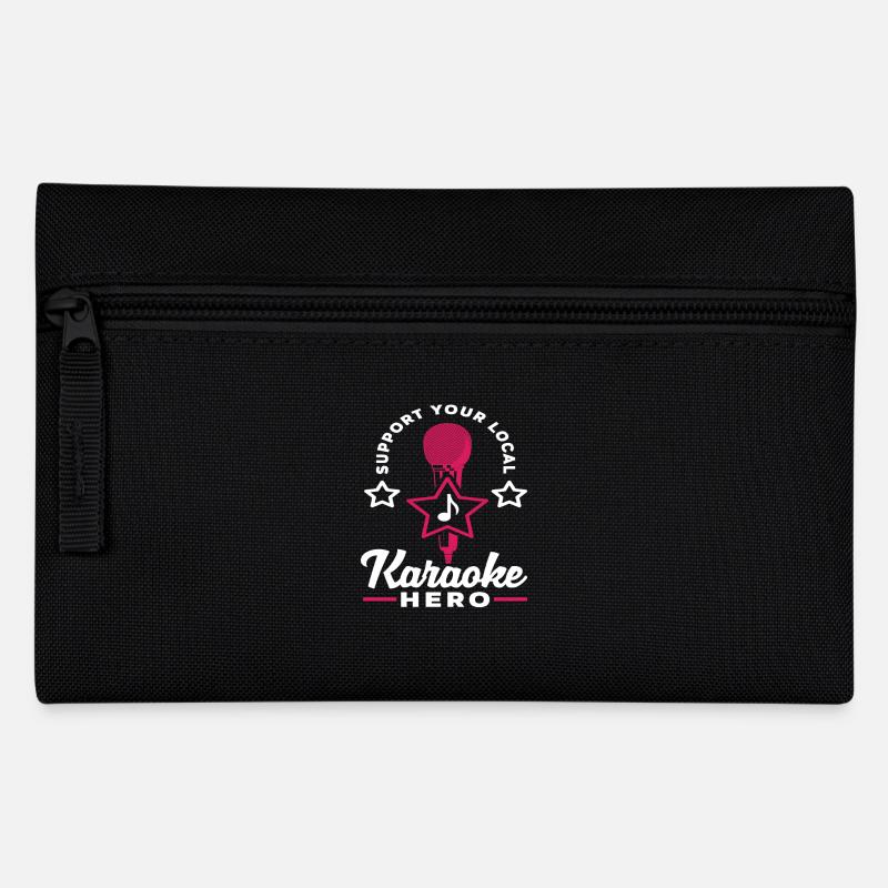 Soutenez votre héros local du karaoké - Trousse - noir