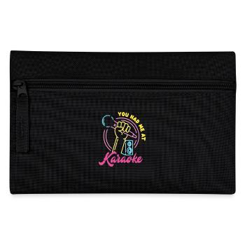 Du Hattest Mich Bei Karaoke - Federtasche - Schwarz - Vorne
