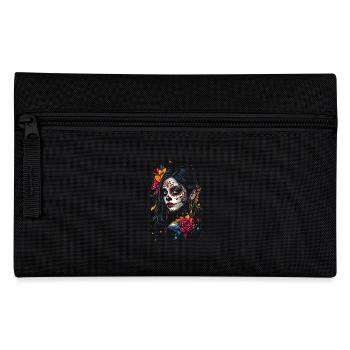 Art coloré de Catrina pour Dia de los Muertos - Trousse - noir - Devant