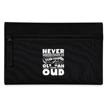 Never underestimate an old man with a oud - Federtasche - Schwarz - Vorne