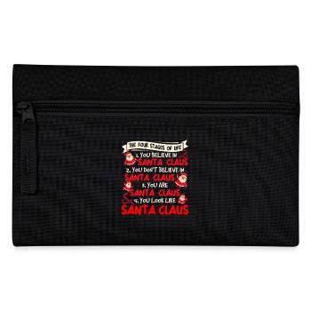 Christmas The Four Stages Of Life - Pencil Case - black - Front
