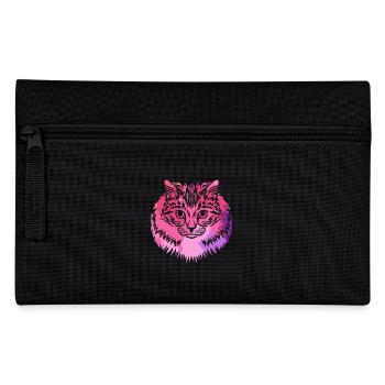 Siberian Cat Siberian Cat Colorful - Pencil Case - black - Front