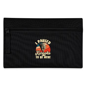 Ich Habe Karaoke Pausiert Um Hier Zu Sein - Federtasche - Schwarz - Vorne