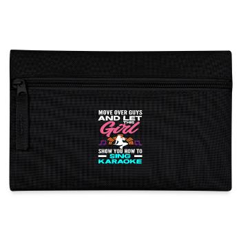 Let this girl show you how to play karaoke - Pencil Case - black - Front