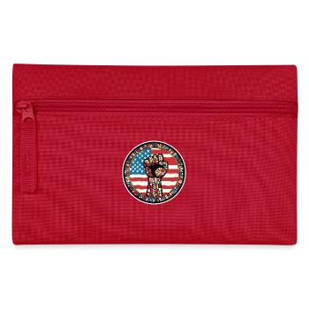 Afro Amerikanischer Black History Month Heritage - Federtasche - Rot - Vorne