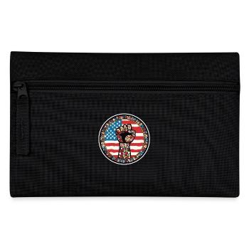Afro Amerikanischer Black History Month Heritage - Federtasche - Schwarz - Vorne
