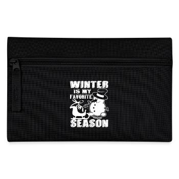 Christmas Winter Is My Favorite Season - Pencil Case - black - Front