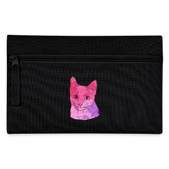 Cat Russian Blue Cat Colorful - Pencil Case - black - Front