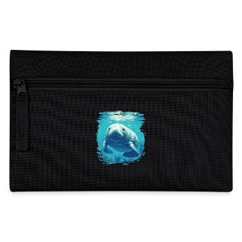 Walrus Walrosse Walross - Pencil Case - black - Front
