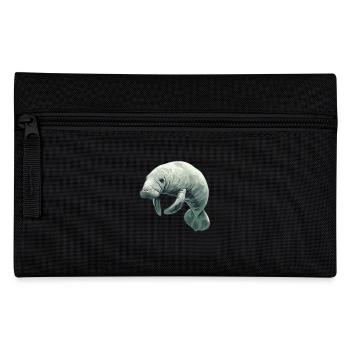 Seekuh Manatees Manatee - Federtasche - Schwarz - Vorne