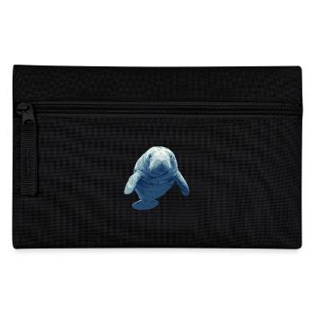 Seekuh Manatees Manatee - Federtasche - Schwarz - Vorne