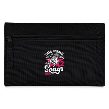 I was normal 2 songs ago - Pencil Case - black - Front