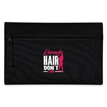 Karaoke Hair Don't Care - Federtasche - Schwarz - Vorne