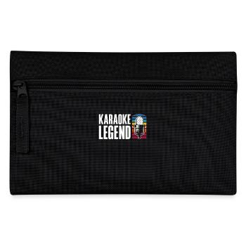 Karaoke Legende Mikrofon Retro - Federtasche - Schwarz - Vorne