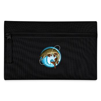 Fisherman Angler Fish Hook Fishing - Pencil Case - black - Front