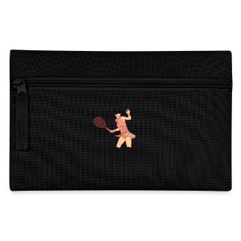Sport Racket Tennis Girl Racquet Tennis - Pencil Case - black - Front