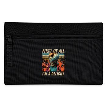 Retro Iguana - Chilliger Sunset Look - Federtasche - Schwarz - Vorne