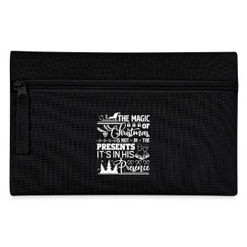 The Magic Of Christmas Is Not In The Presents - Pencil Case - black - Front