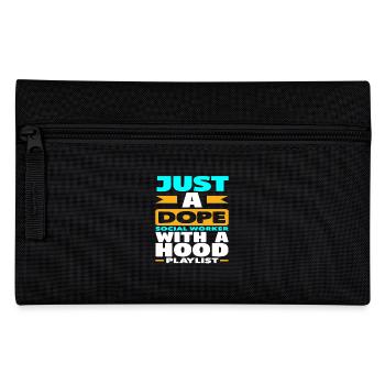 Juste un travailleur social cool - Trousse - noir - Devant