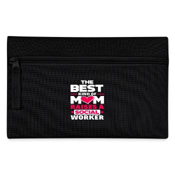 Le meilleur type de maman élève un - Trousse - noir - Devant