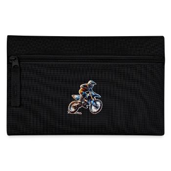Motocross - Federtasche - Schwarz - Vorne