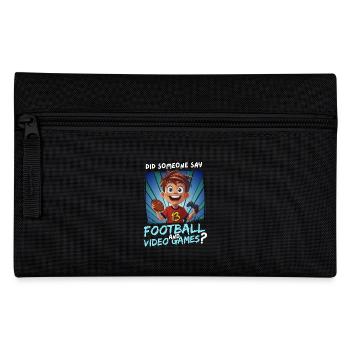 13e anniversaire Football et jeux pour les jeunes de 13 ans - Trousse - noir - Devant