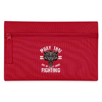Muay Thai MMA Thailand Kampfkunst Acht Gliedmaßen - Federtasche - Rot - Vorne