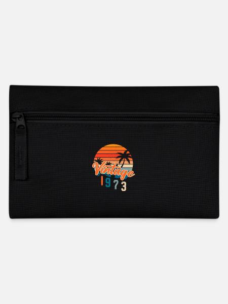 Vintage 1973 rétro - Trousse - noir