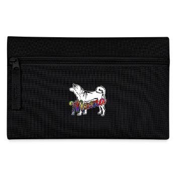 Akita Akita Mama - Pencil Case - black - Front