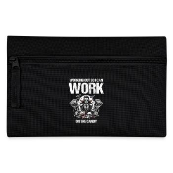 I train for sweets, treats Fitness - Pencil Case - black - Front