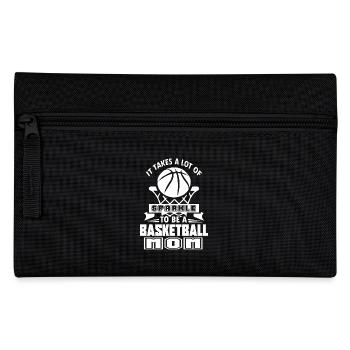Proud To Be A Basketball Mom - Pencil Case - black - Front
