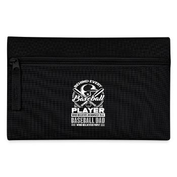 Baseball Proud Dad Of Baseball Player - Pencil Case - black - Front