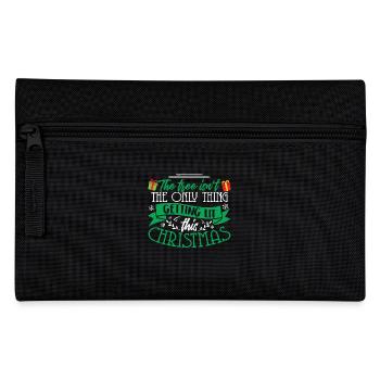 Tree Isn't The Only Thing Getting Lit Christmas - Pencil Case - black - Front