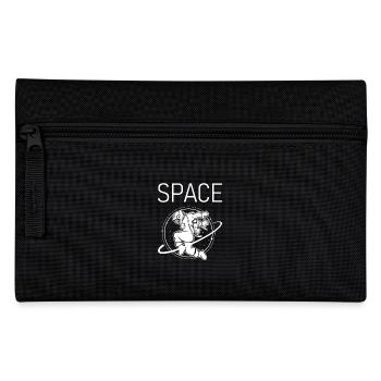 Space Astronaut Spaceship Aliens - Pencil Case - black - Front