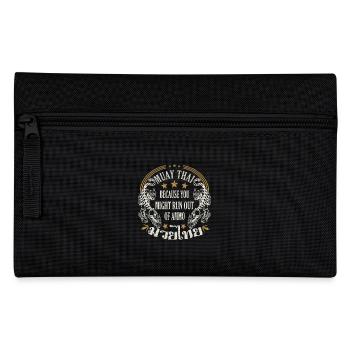 Muay Thai parce que vous pourriez manquer de munitions - Trousse - noir - Devant
