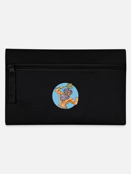 Ancient God Greek Zeus Mythology - Pencil Case - black