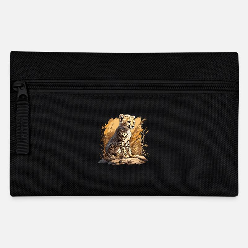 Guépard Geparde Gepard - Trousse - noir